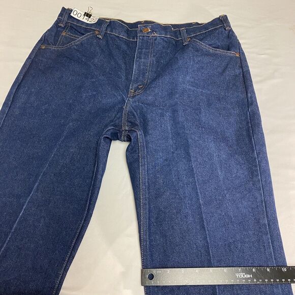 VTG 1980s JC Pennys Jeans Men's 38x29 Blue Big Mac Workwear Lite Wash Denim USA - Picture 12 of 15